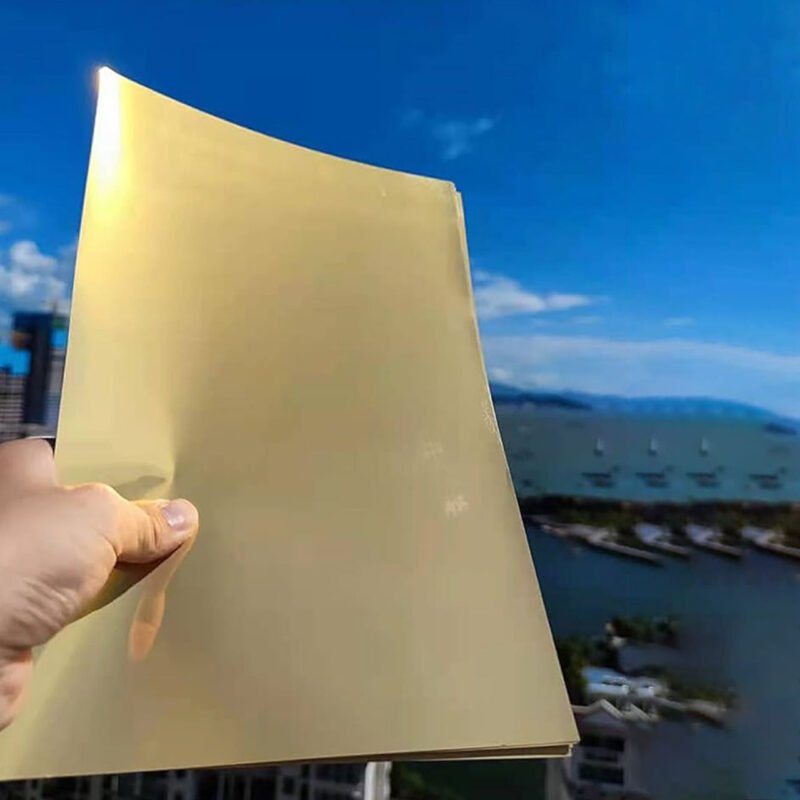 Glossy Gold Vinyl Sticker for Inkjet Printer - Image 6