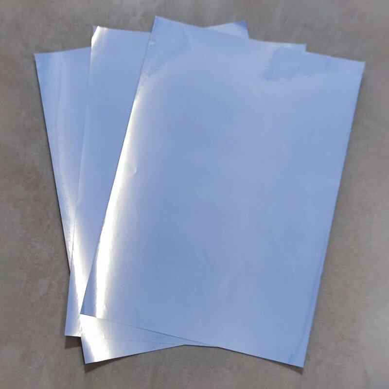 Glossy Silver Vinyl Sticker for Inkjet Printer - Image 4