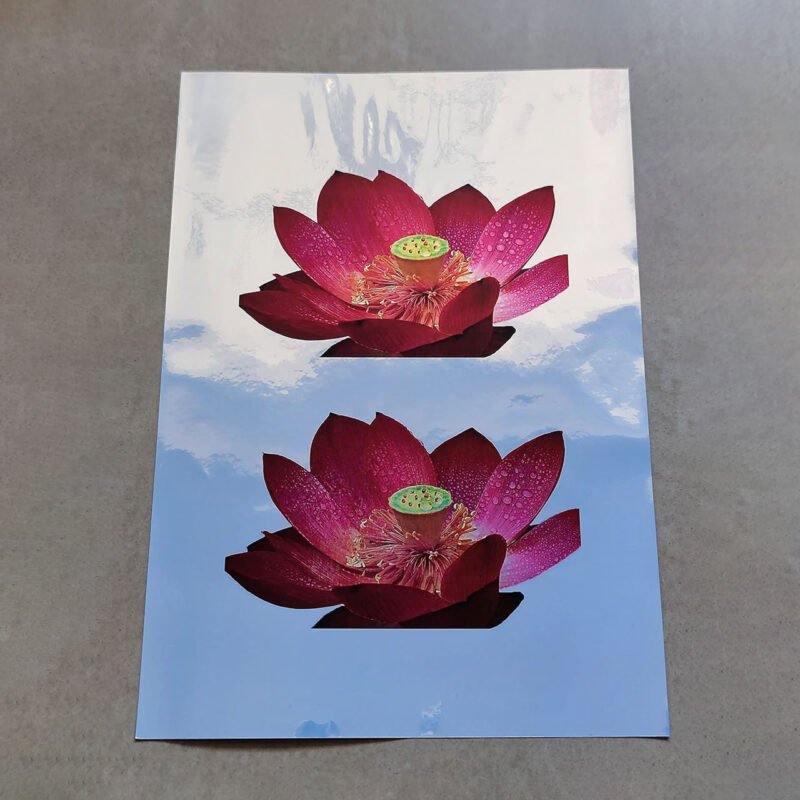 Glossy Silver Vinyl Sticker for Inkjet Printer - Image 6