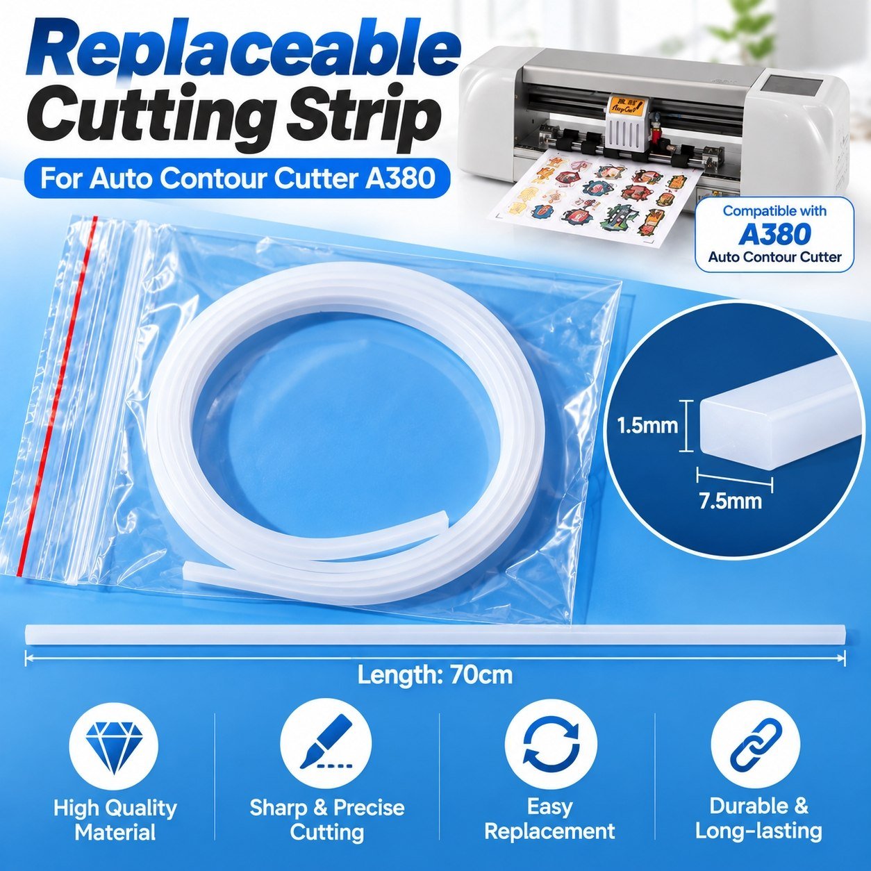 A380 & A350 Cutting Machine Plastic Strip