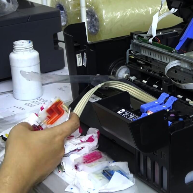 Epson Printer Ink Change and Clean
